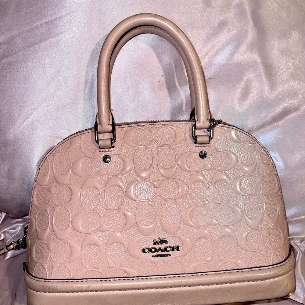 Coach Pink Embossed Women's Bag